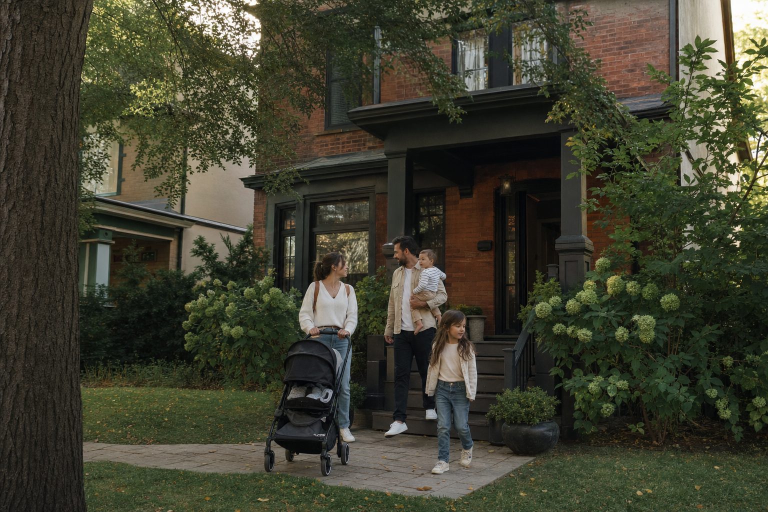 A growing family preparing to upsize